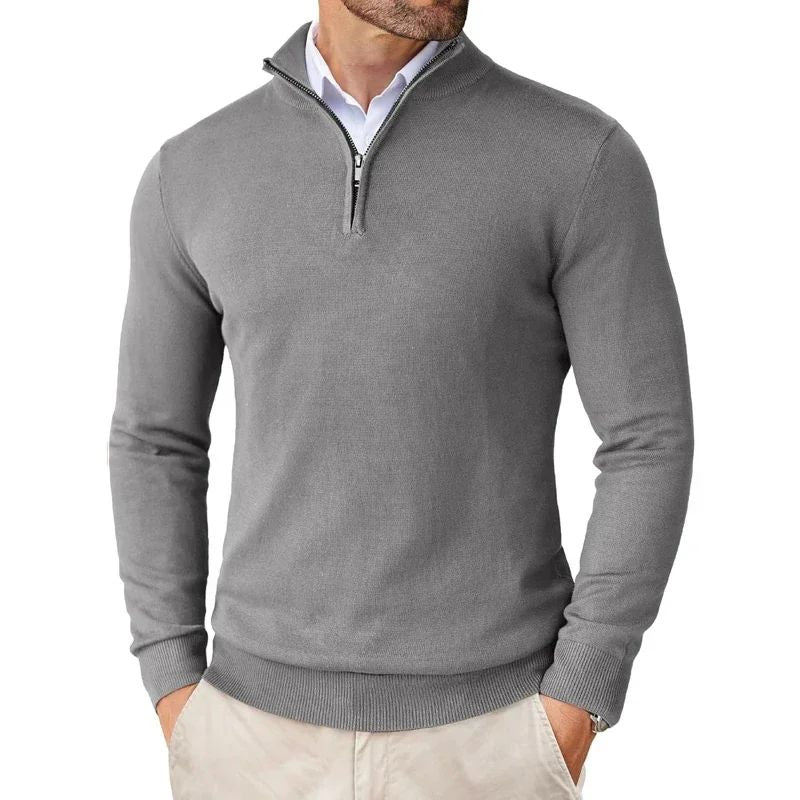 Bowen - Trendiger Herrenpullover mit Reißverschluss