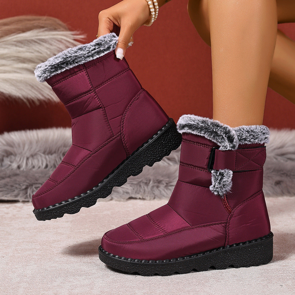 Denise - Bequeme, wasserdichte Damen-Winterboots