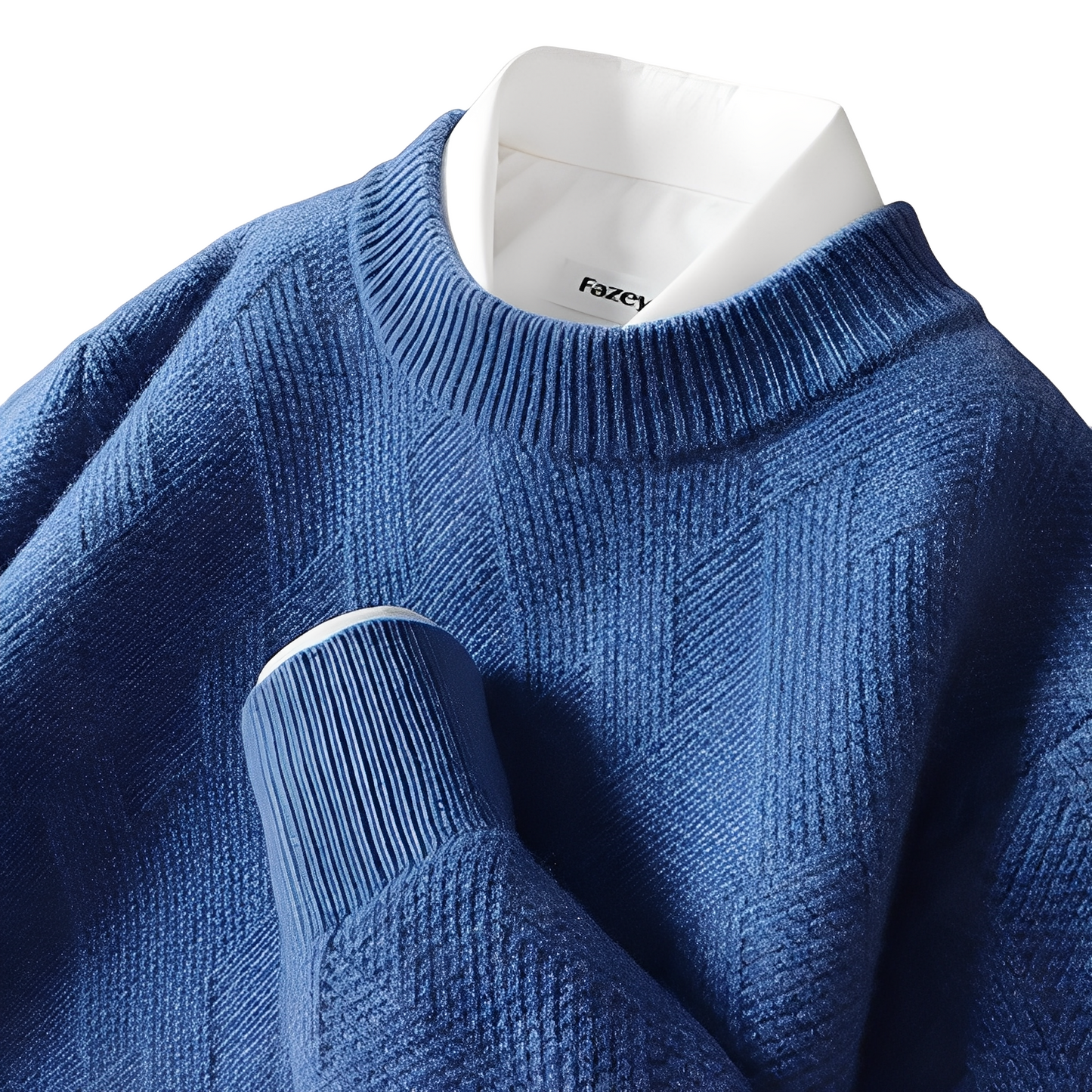 Winfred - Zeitgemäßer, bequem geschnittener Kaschmirpullover für Männer