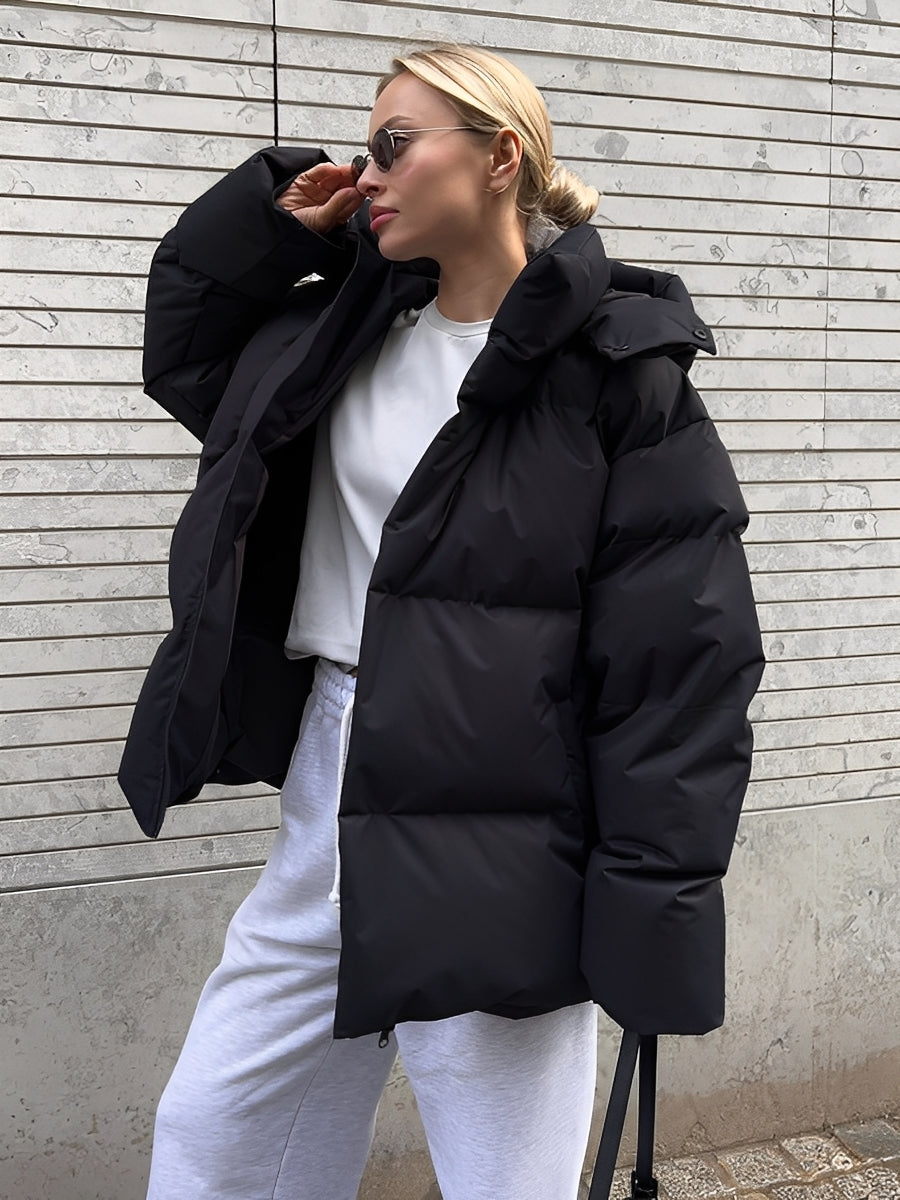 Loreen - Komfortable, warm gefütterte, locker sitzende Damenjacke