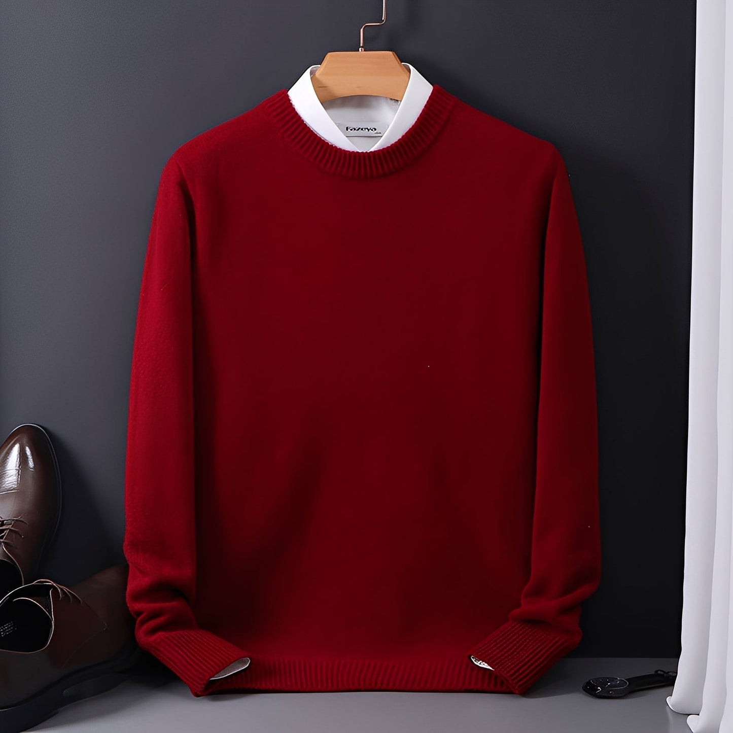 Gerard - Gemütlicher Kaschmirpullover für Herren
