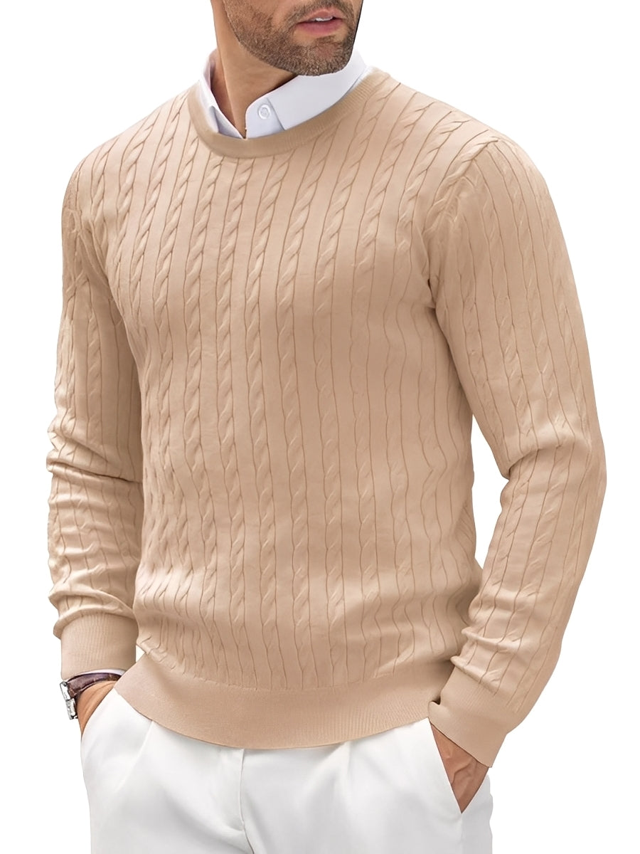 Romilly - Bequemer, eng geschnittener Herrenpullover