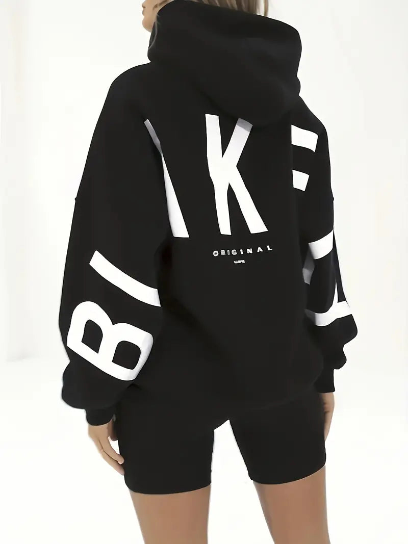 Hannah – Dicke Kapuzenjacke mit Muster