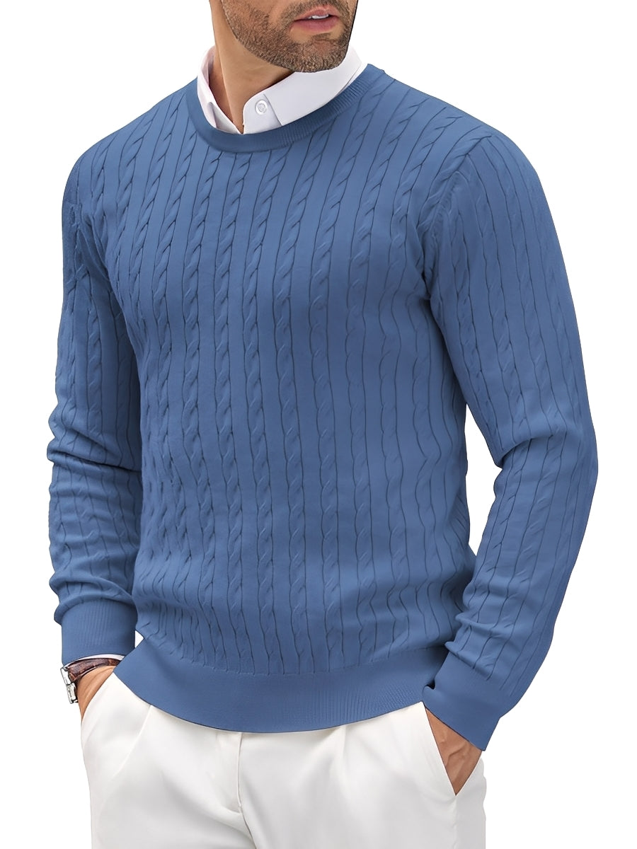 Randell - Eleganter, schmal geschnittener Herrenpullover