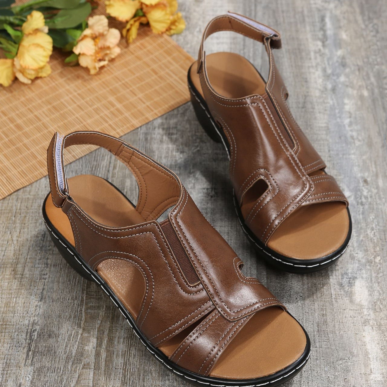 Duana - Bequeme Damensandalen mit Luftkissen
