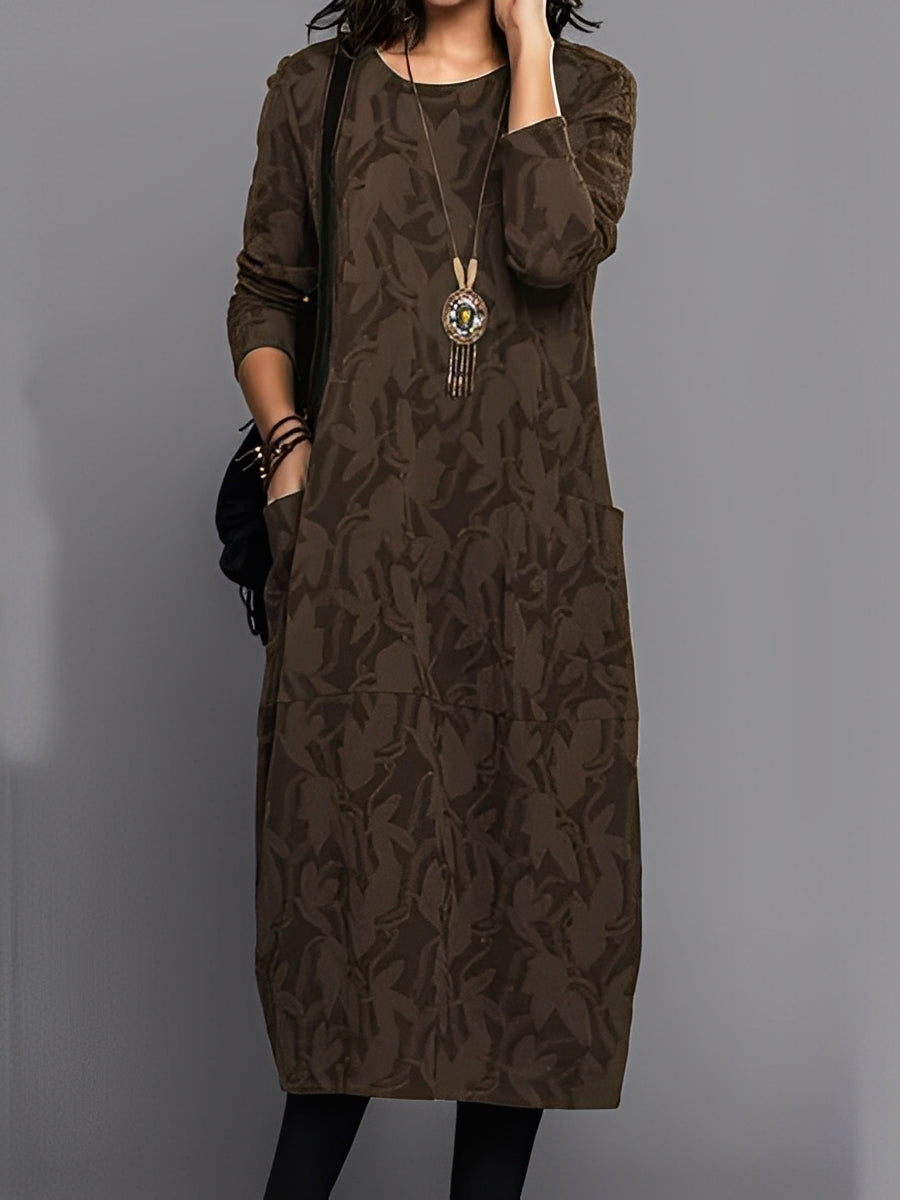 Kadence - Schickes Damenkleid mit langen Ärmeln
