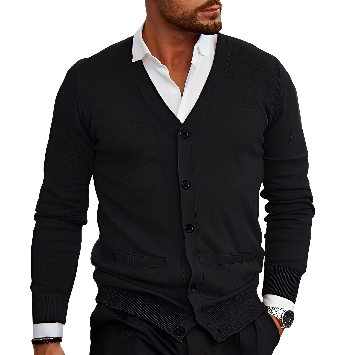 Bradley - Bequemer, leichter Herren-Cardigan