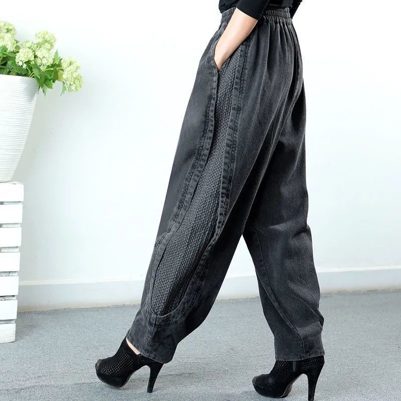 Tawnee - Bequeme, locker geschnittene Patchwork-Haremshorts für Frauen