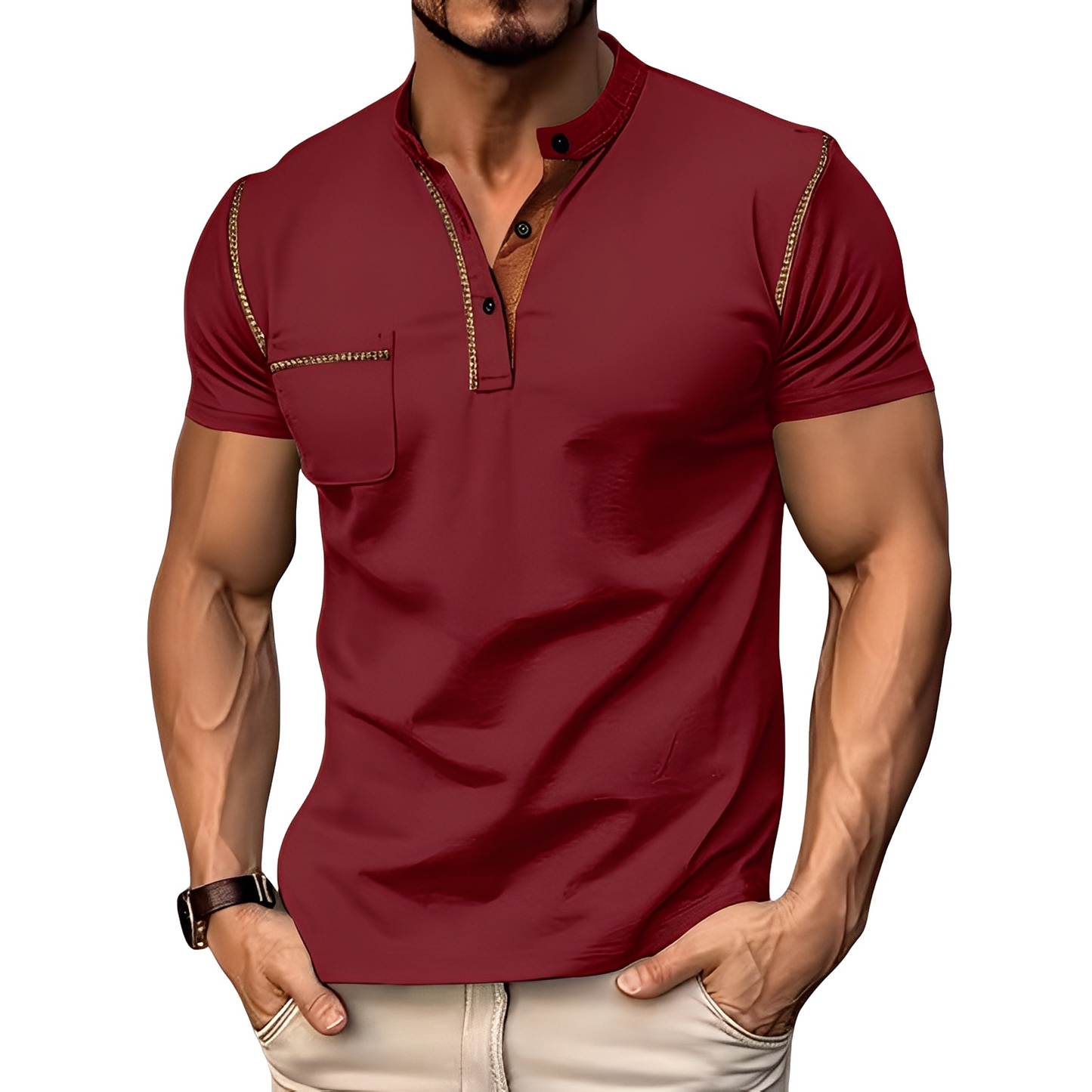Brandon - Elegantes, gemütliches Männerpoloshirt
