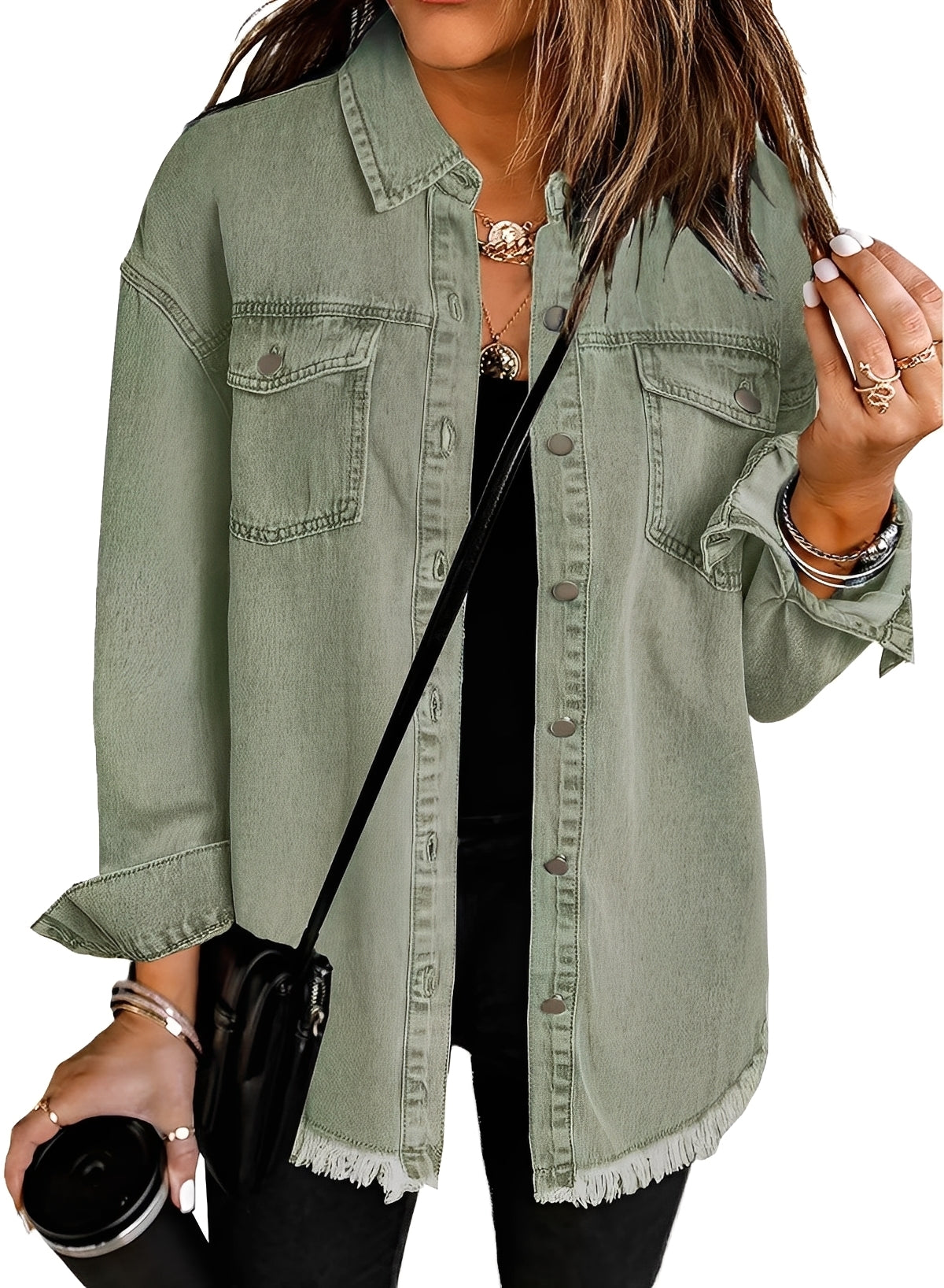 Deborah - Damen-Jeansjacke aus leichtem, gewaschenem Material