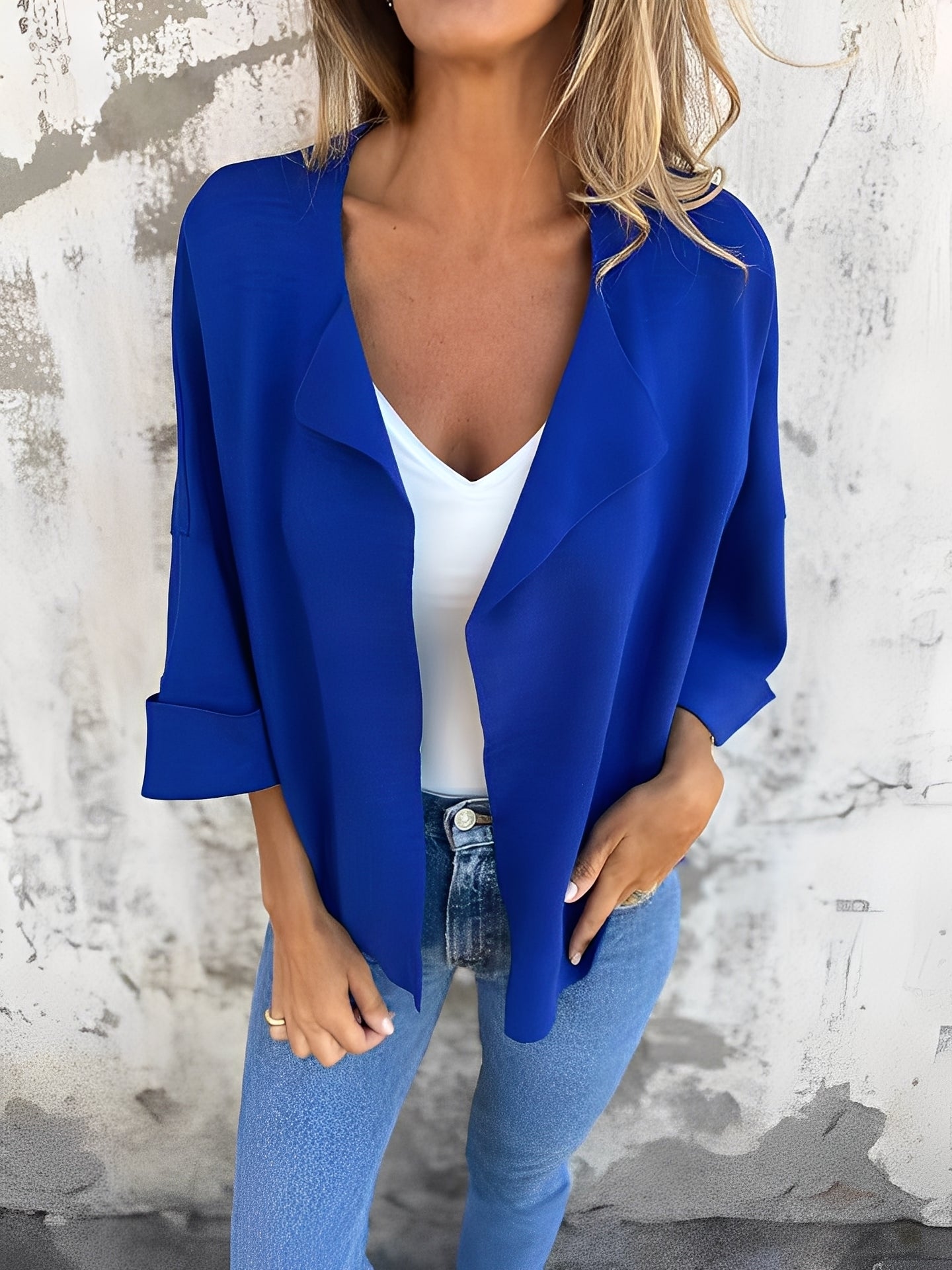 Angelle - Stilvoller und bequemer Damenblazer aus Wildleder