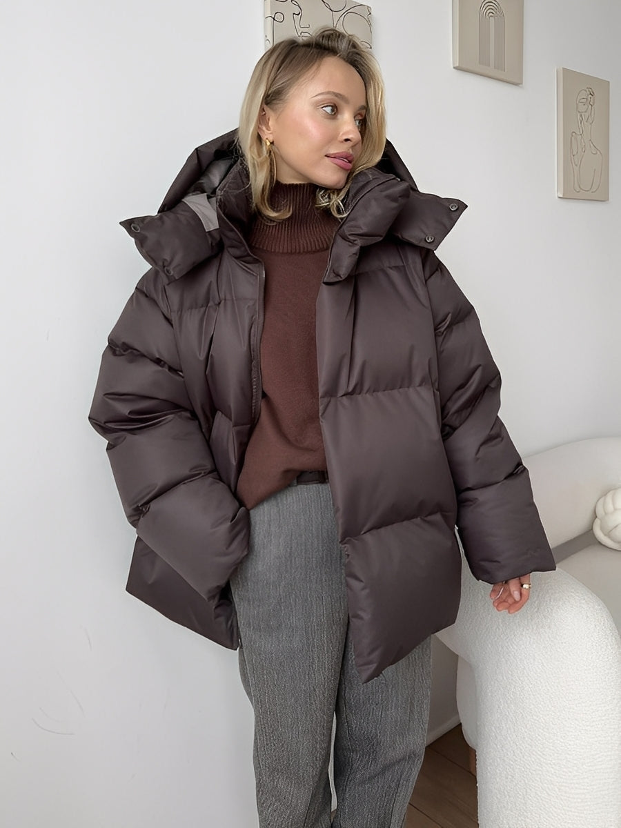 Loreen - Komfortable, warm gefütterte, locker sitzende Damenjacke
