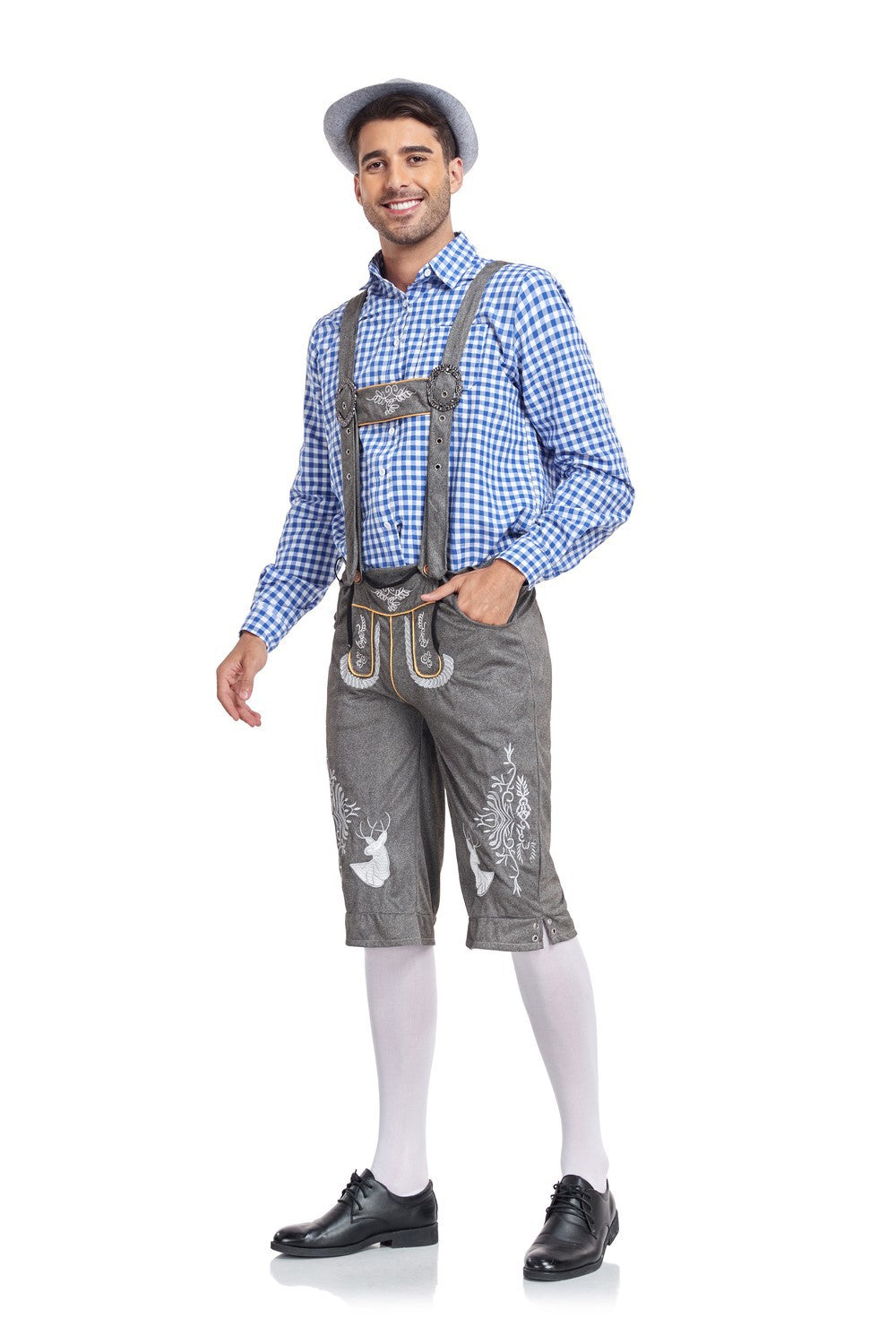 Nowell - Elegantes Trachtenhemd mit Karos für Männer