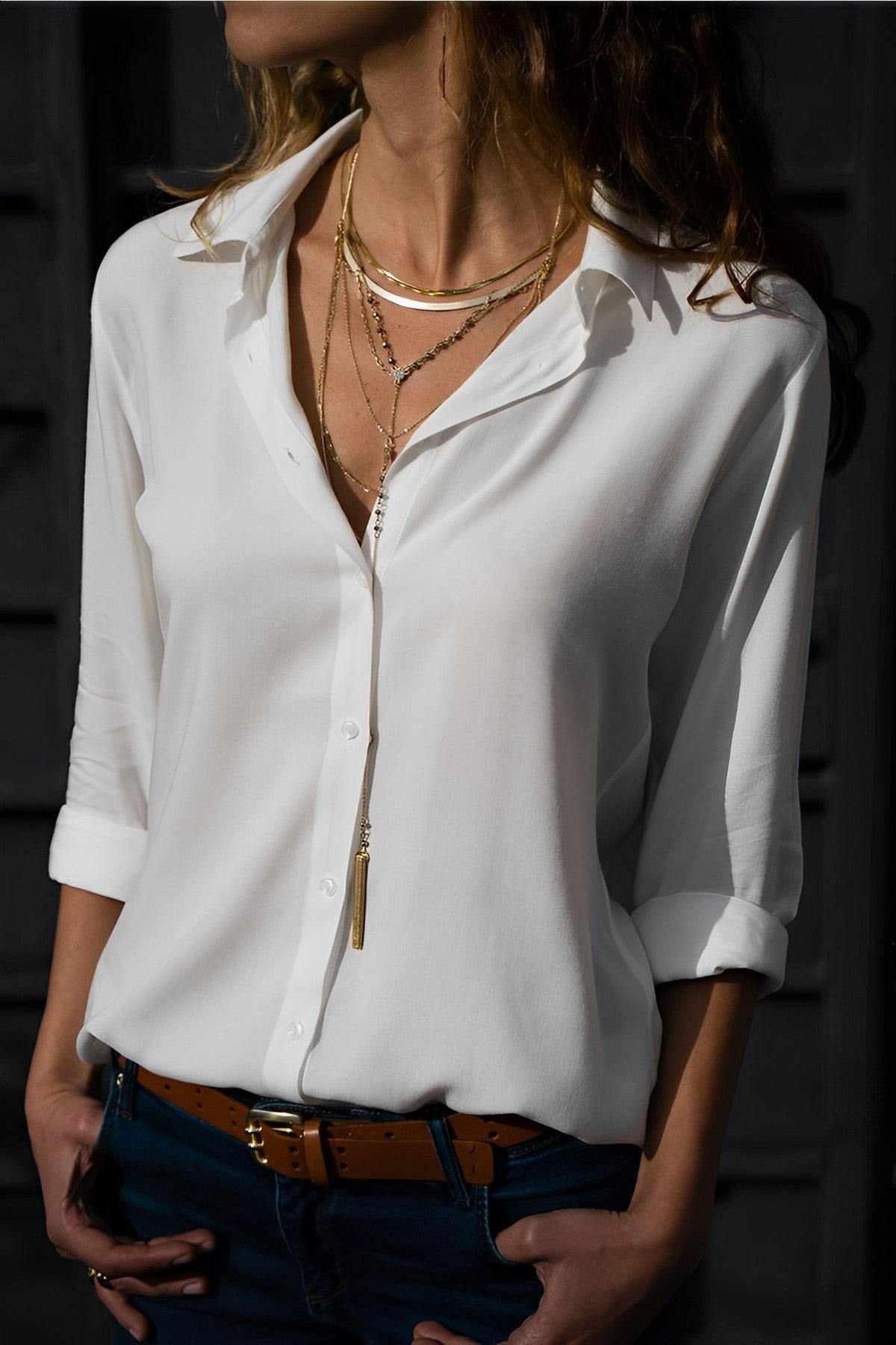 Modiva – Bluse mit langen Ärmeln