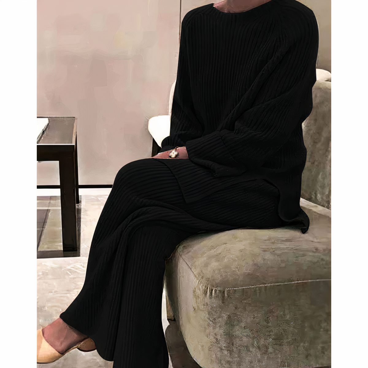 Samantha – Strick-Set: Freizeit-Pullover und Hose