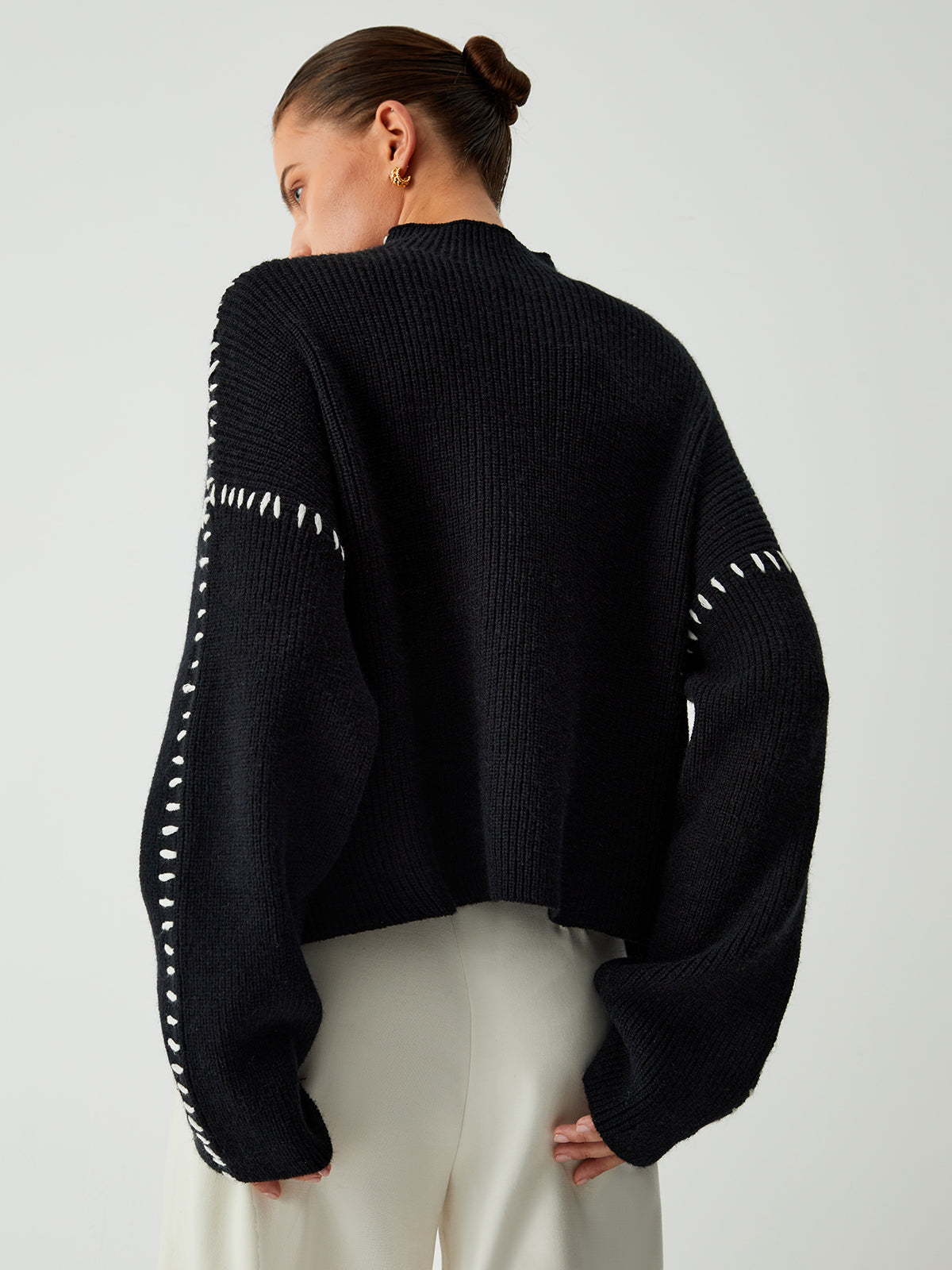 Theresa – Legerer, lockerer Rollkragenpullover