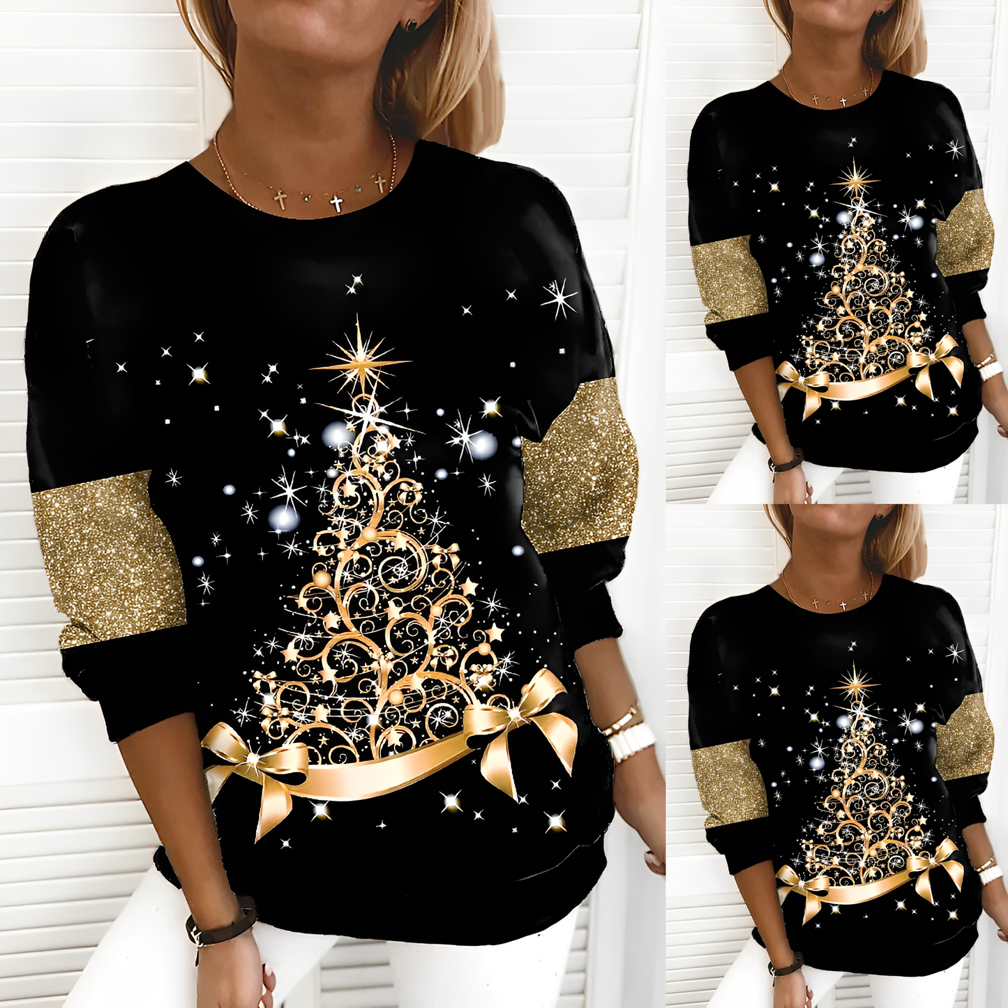 Pine – Weihnachts-Pullover mit Tannenbaum