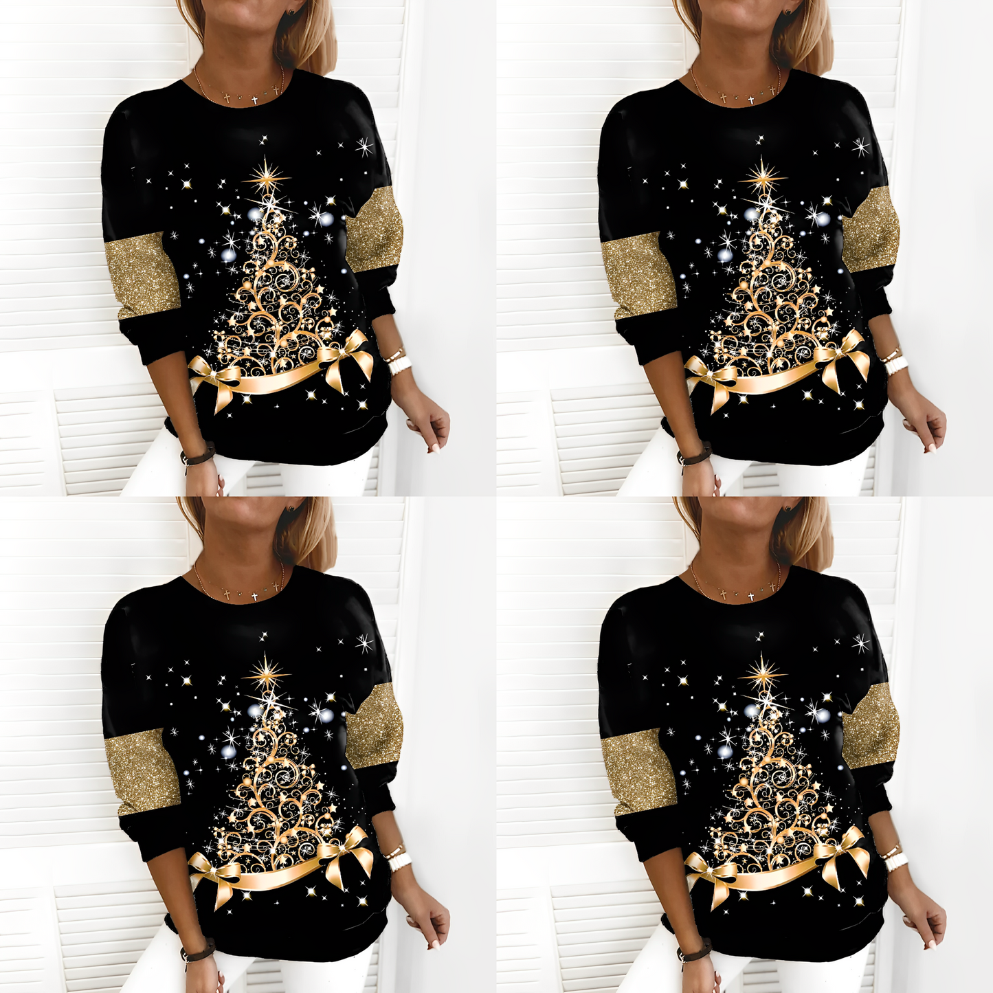 Pine – Weihnachts-Pullover mit Tannenbaum