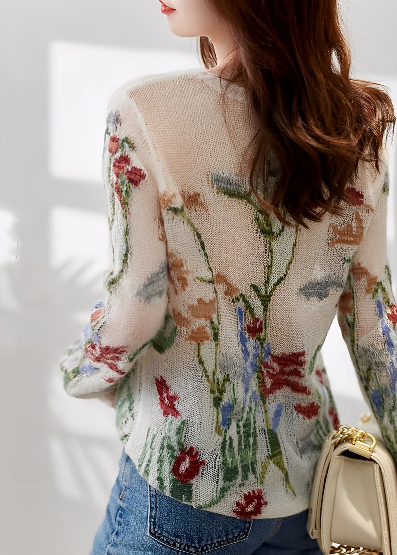Gisselle - Schicker Damenpulli mit Blumen