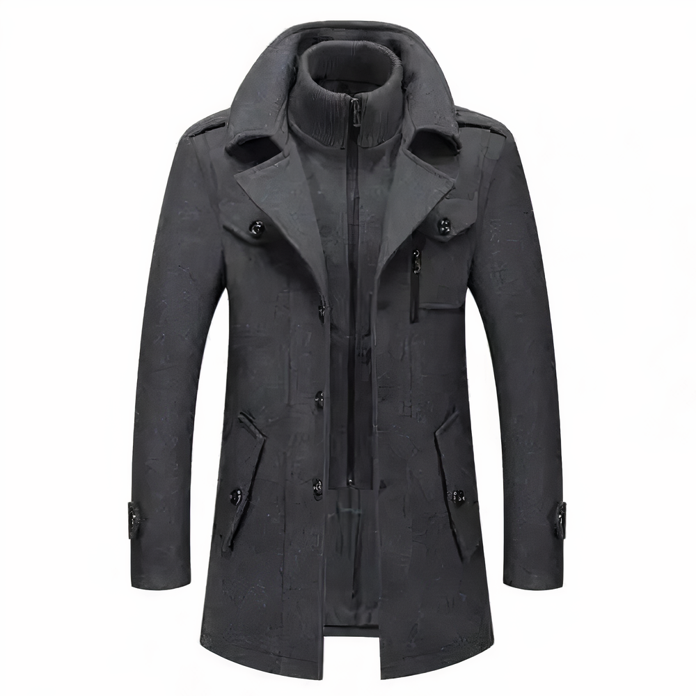 Grayson – Zweifachkragen Trend Herren Jacke