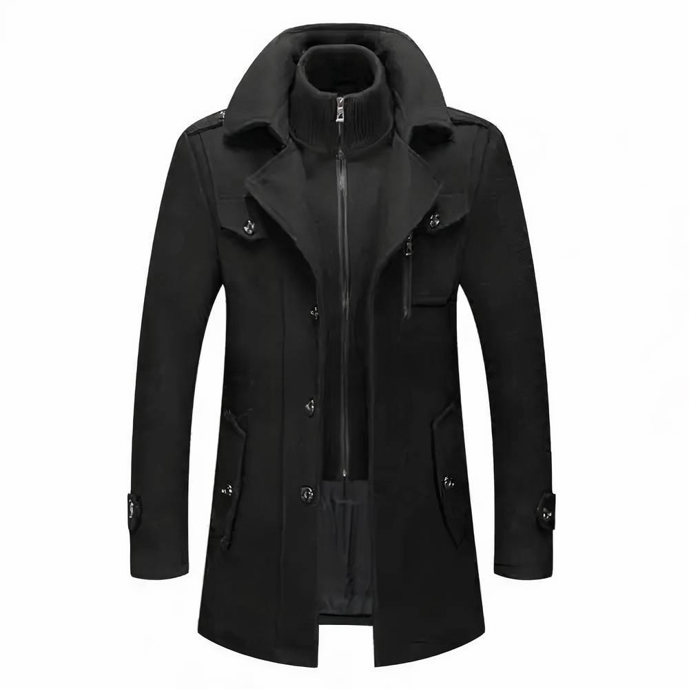 Grayson – Zweifachkragen Trend Herren Jacke