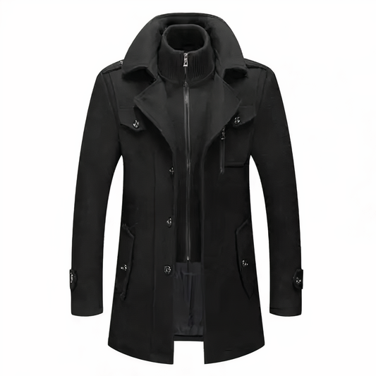 Grayson – Zweifachkragen Trend Herren Jacke