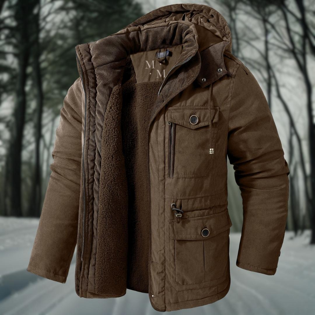 Renzo – Gefütterte Kapuzen-Winterjacke