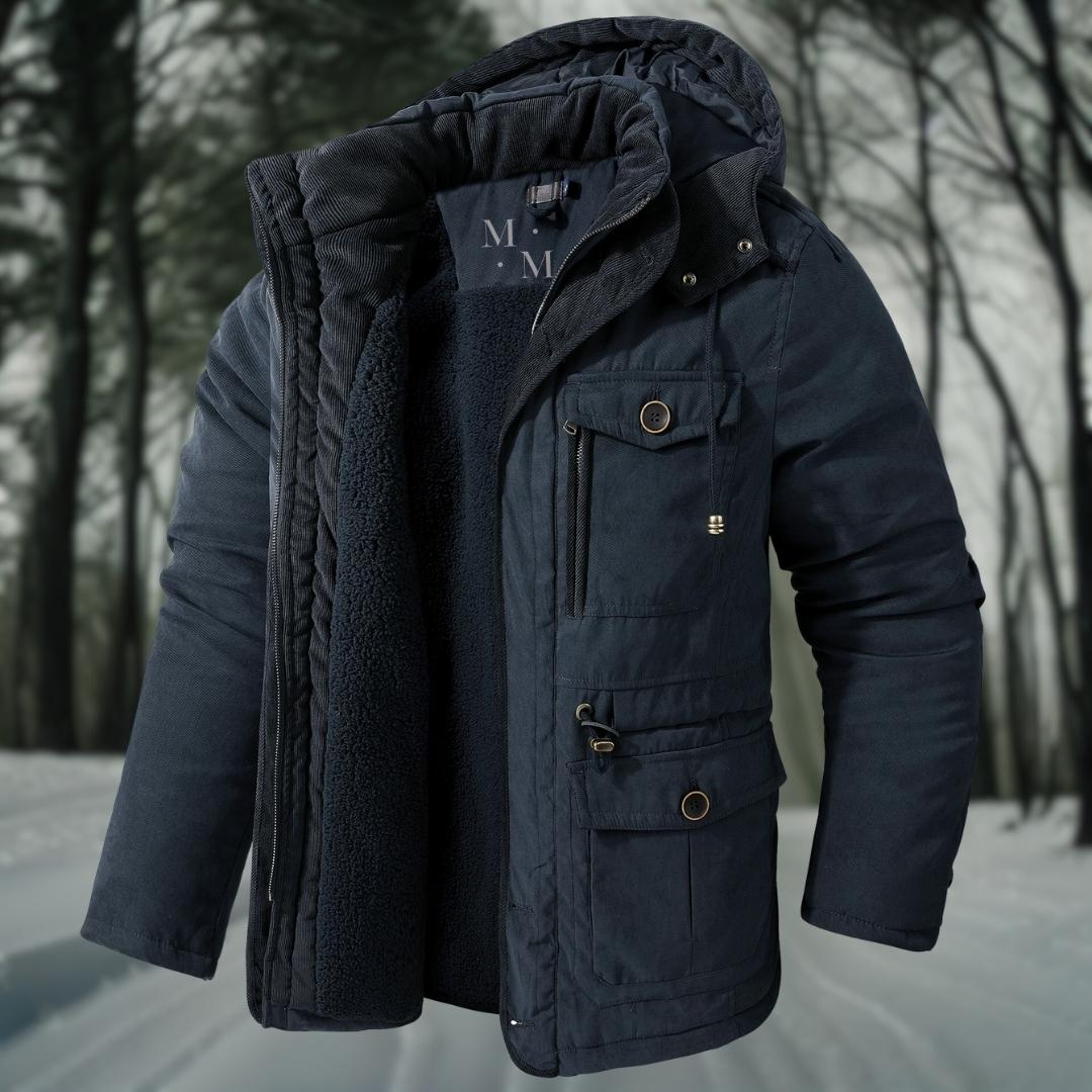 Renzo – Gefütterte Kapuzen-Winterjacke