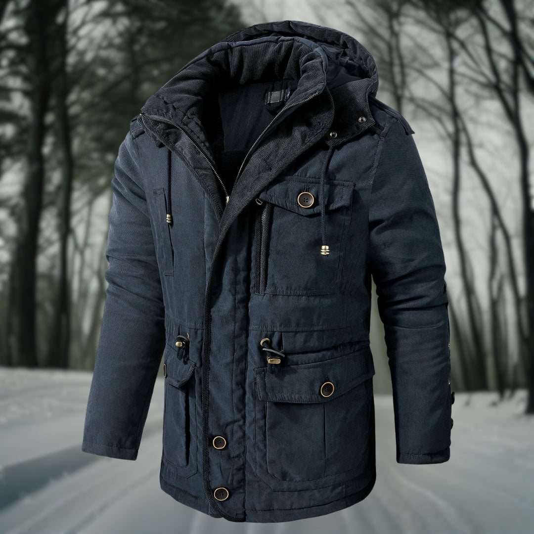 Renzo – Gefütterte Kapuzen-Winterjacke