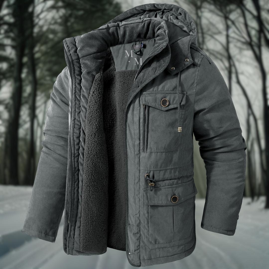 Renzo – Gefütterte Kapuzen-Winterjacke