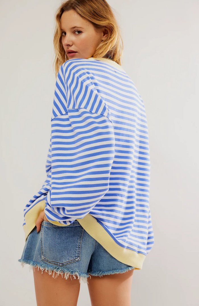 Monika – Damenpullover mit Streifen