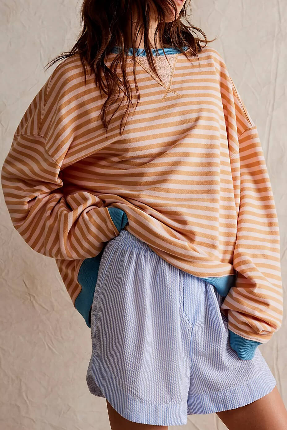 Monika – Damenpullover mit Streifen