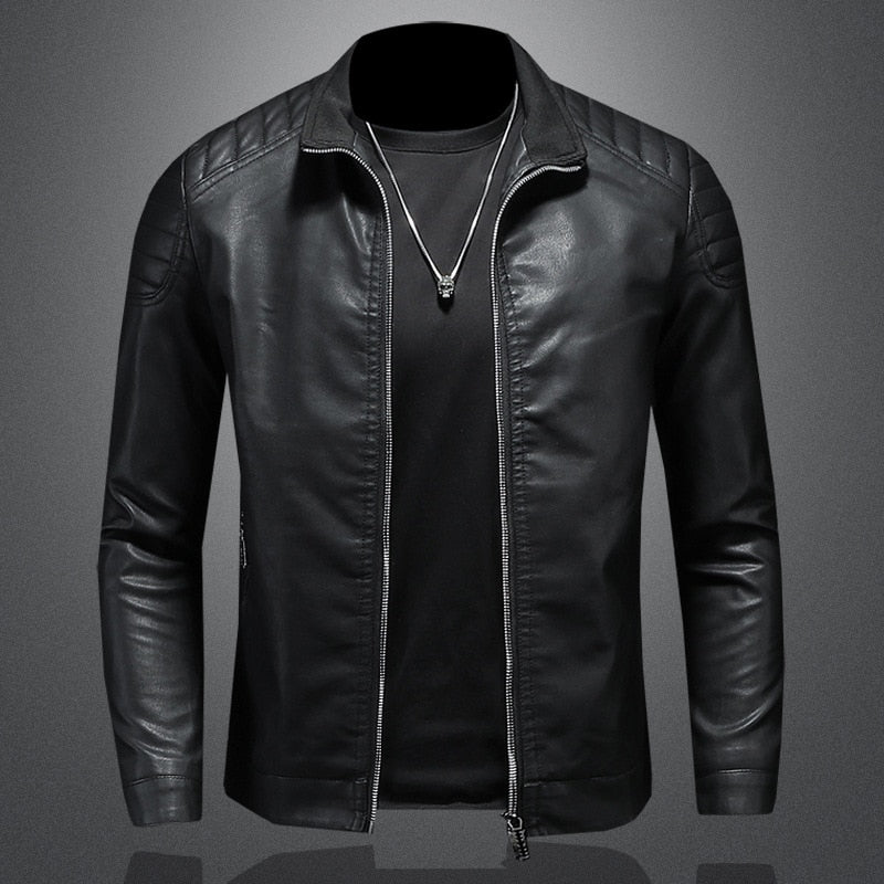 Evan – Klassische Herren-Lederjacke