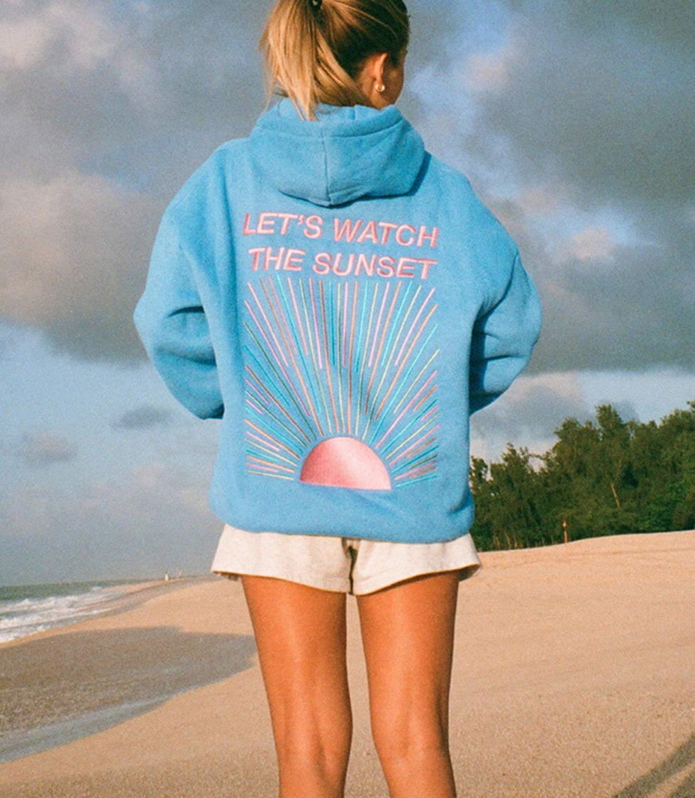 Katie – Damen-Sonnenuntergangs-Hoodie
