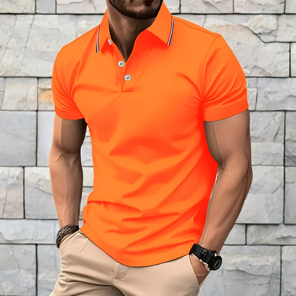Crosby - Bequemes Herren-Polo-Shirt mit kurzen Ärmeln