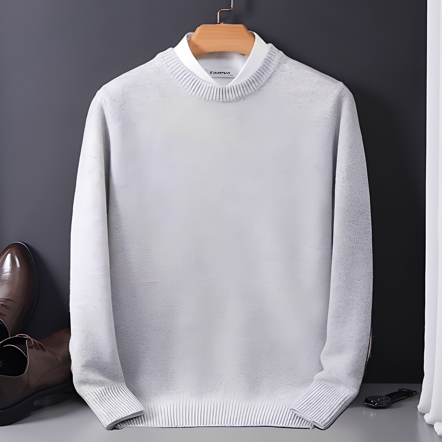 Gerard - Gemütlicher Kaschmirpullover für Herren