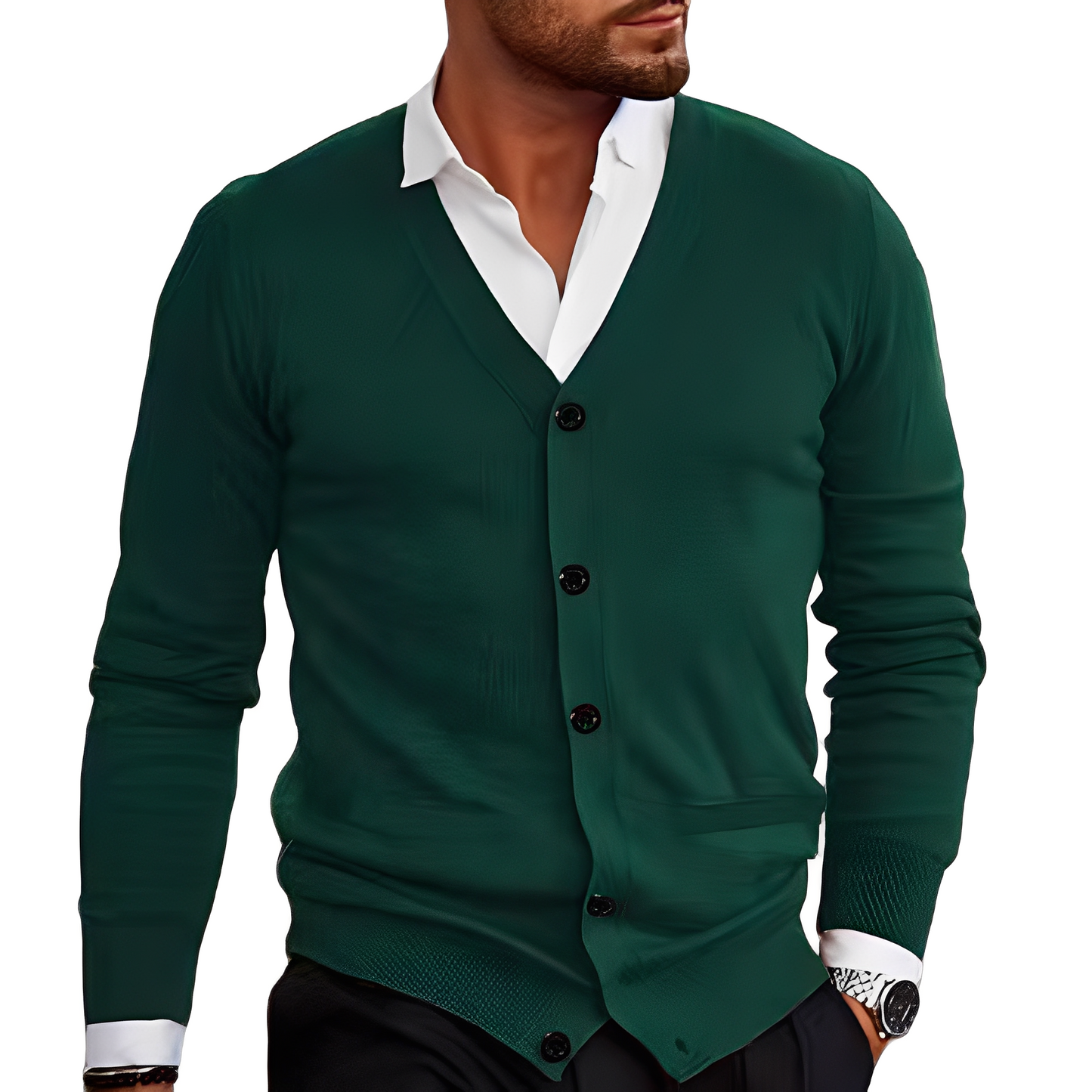 Holden - Bequeme Herrenjacke aus Baumwolle mit Knöpfen