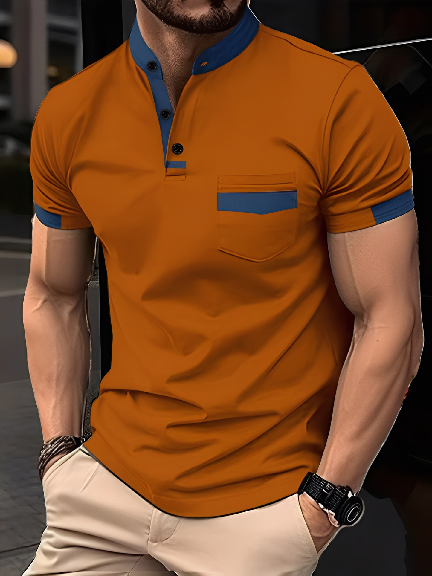 Darwin - Gemütliches, enges Poloshirt für Herren