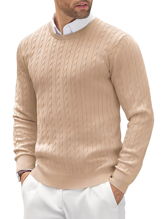 Randell - Eleganter, schmal geschnittener Herrenpullover