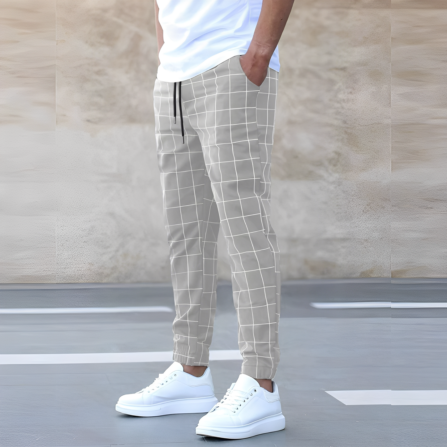 Raynard - Komfortable karierte Herren-Hose