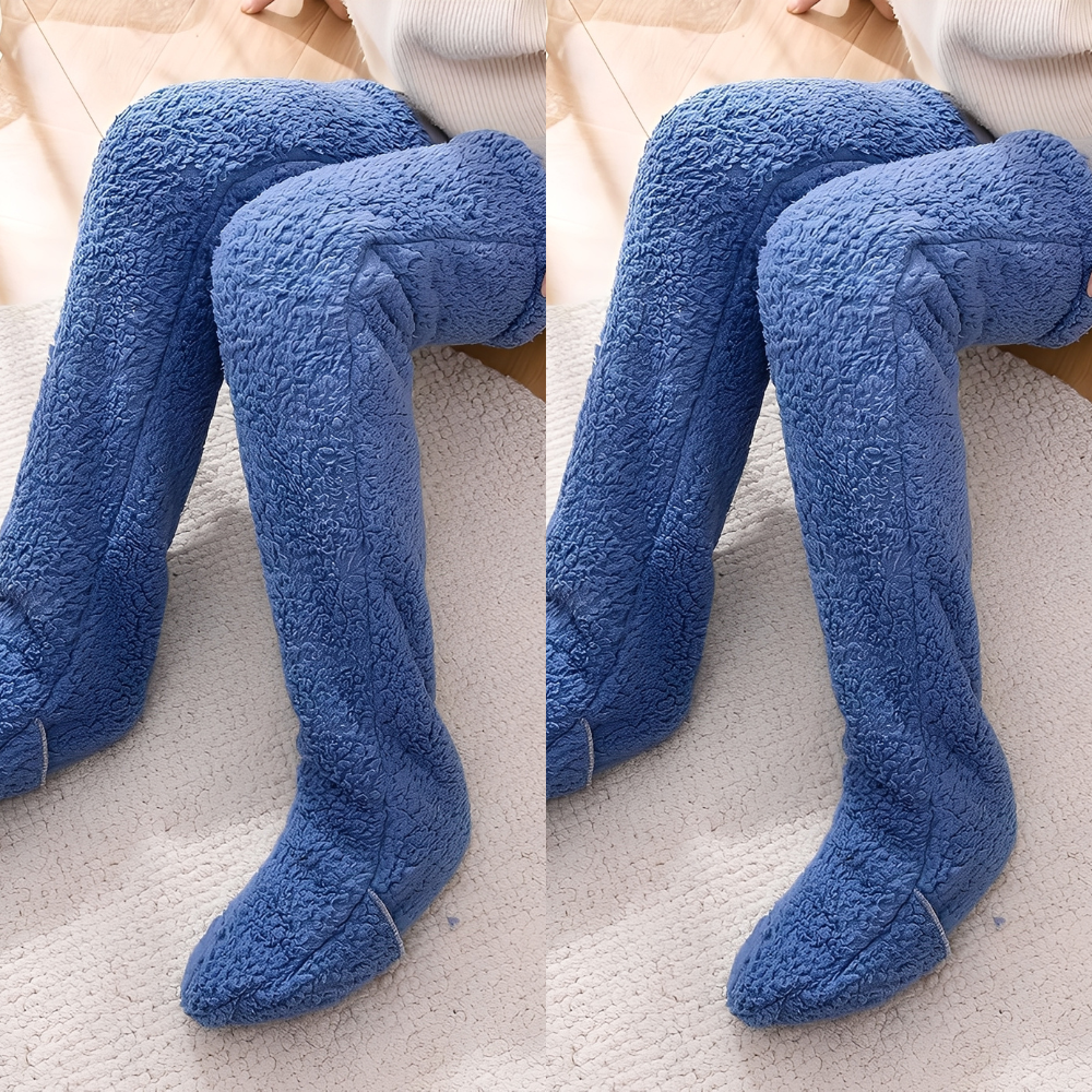 Camellia - Kuschelige, kniehohe Wintersocken für Damen