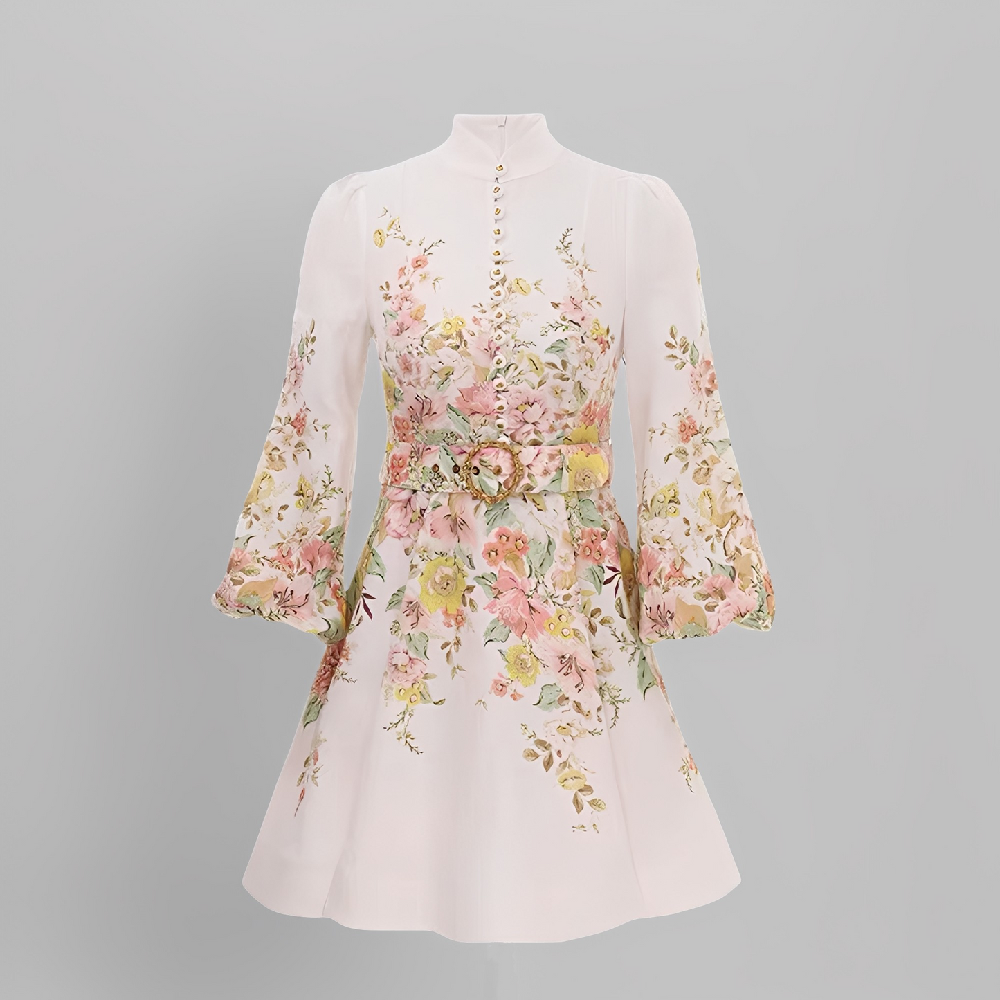 Debra - Schickes, kurzes Kleid für Damen mit Knöpfen