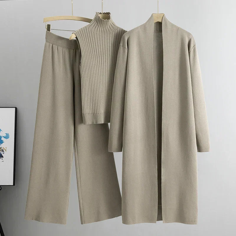 Zara – Bequemes dreiteiliges Winterset für Damen