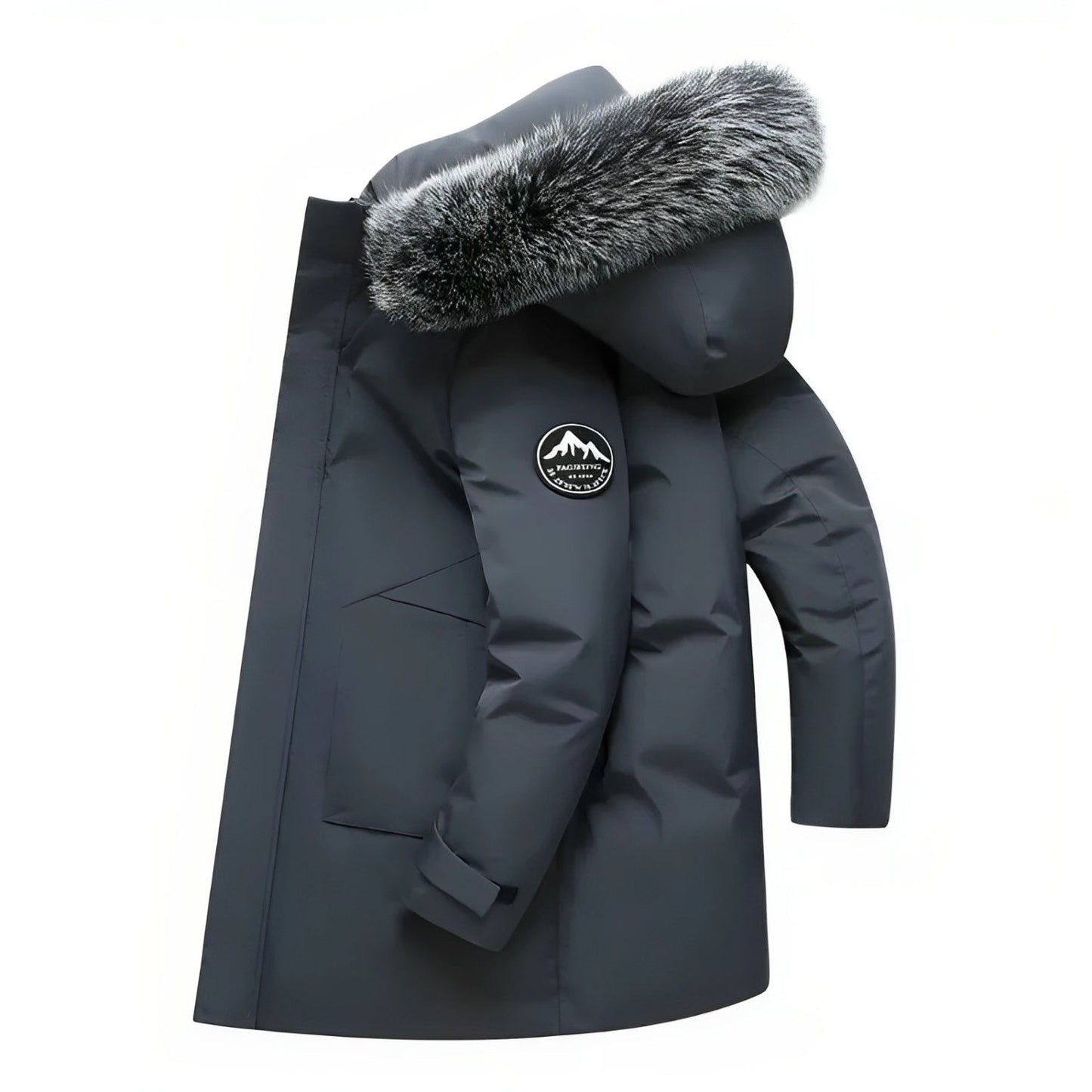 Aik – Winterjacke mit Kapuze aus Fell