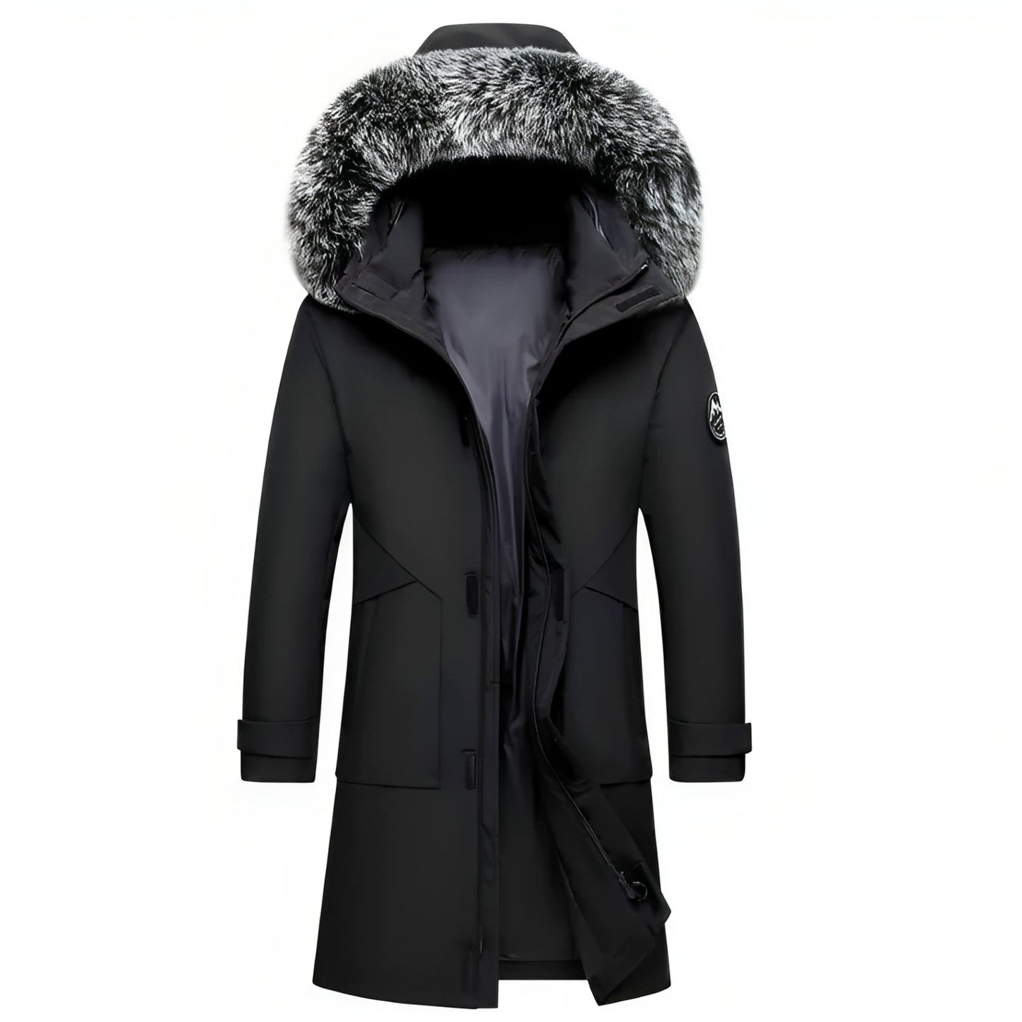 Aik – Winterjacke mit Kapuze aus Fell