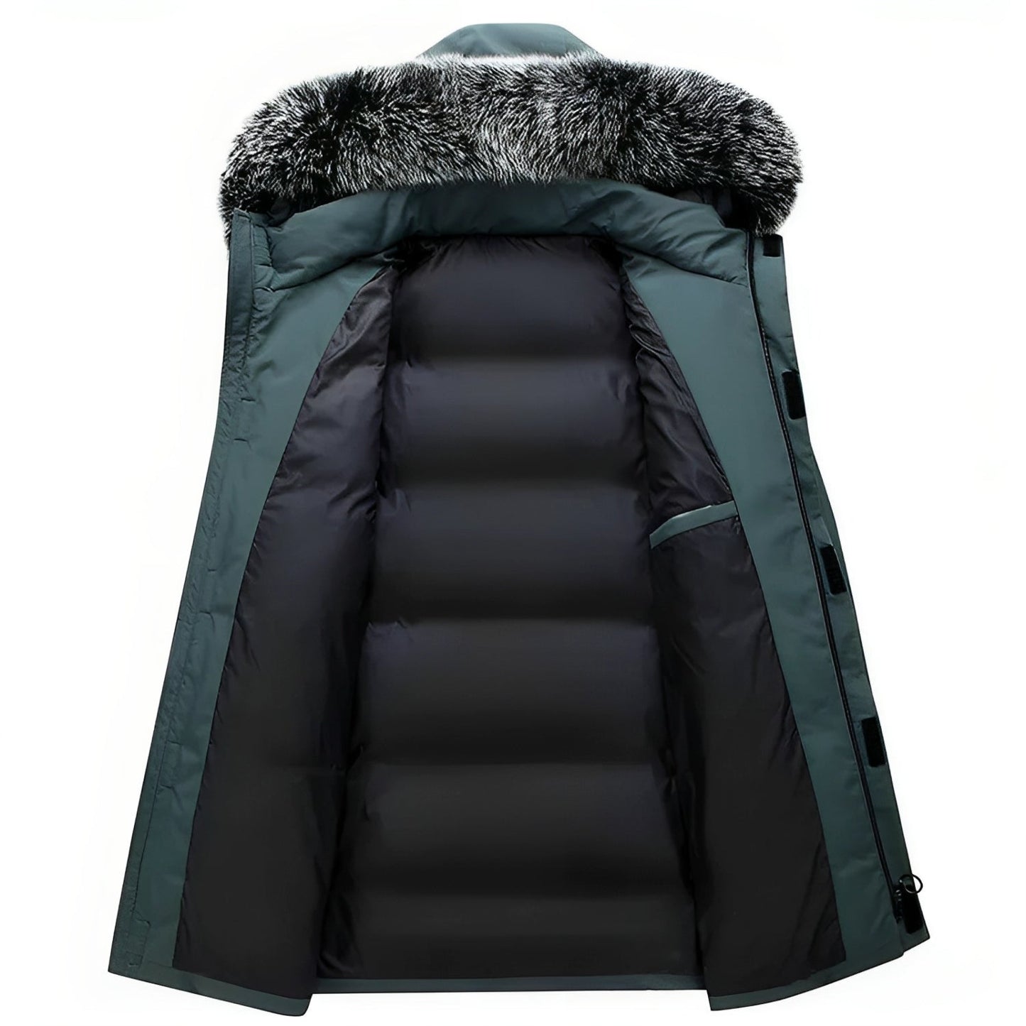 Aik – Winterjacke mit Kapuze aus Fell