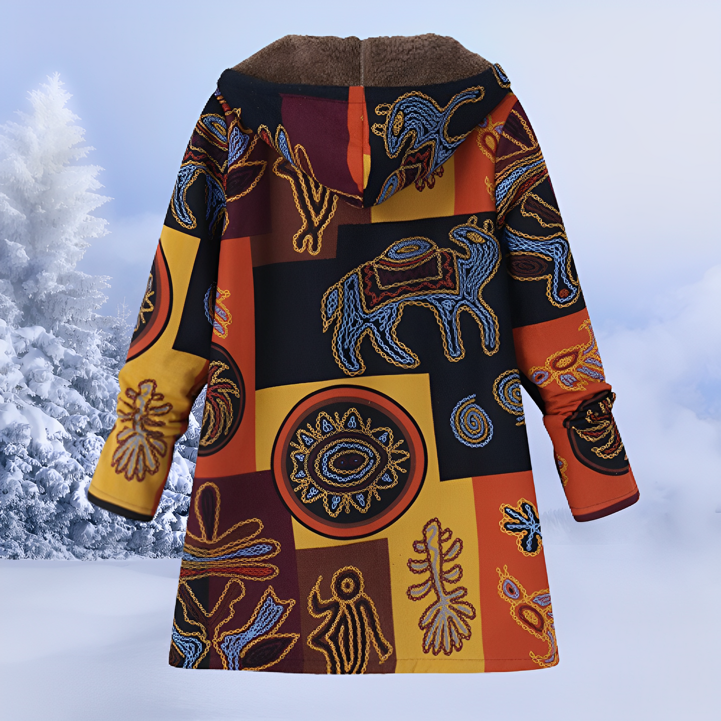 FluffCoat – Winterjacke mit Mustern