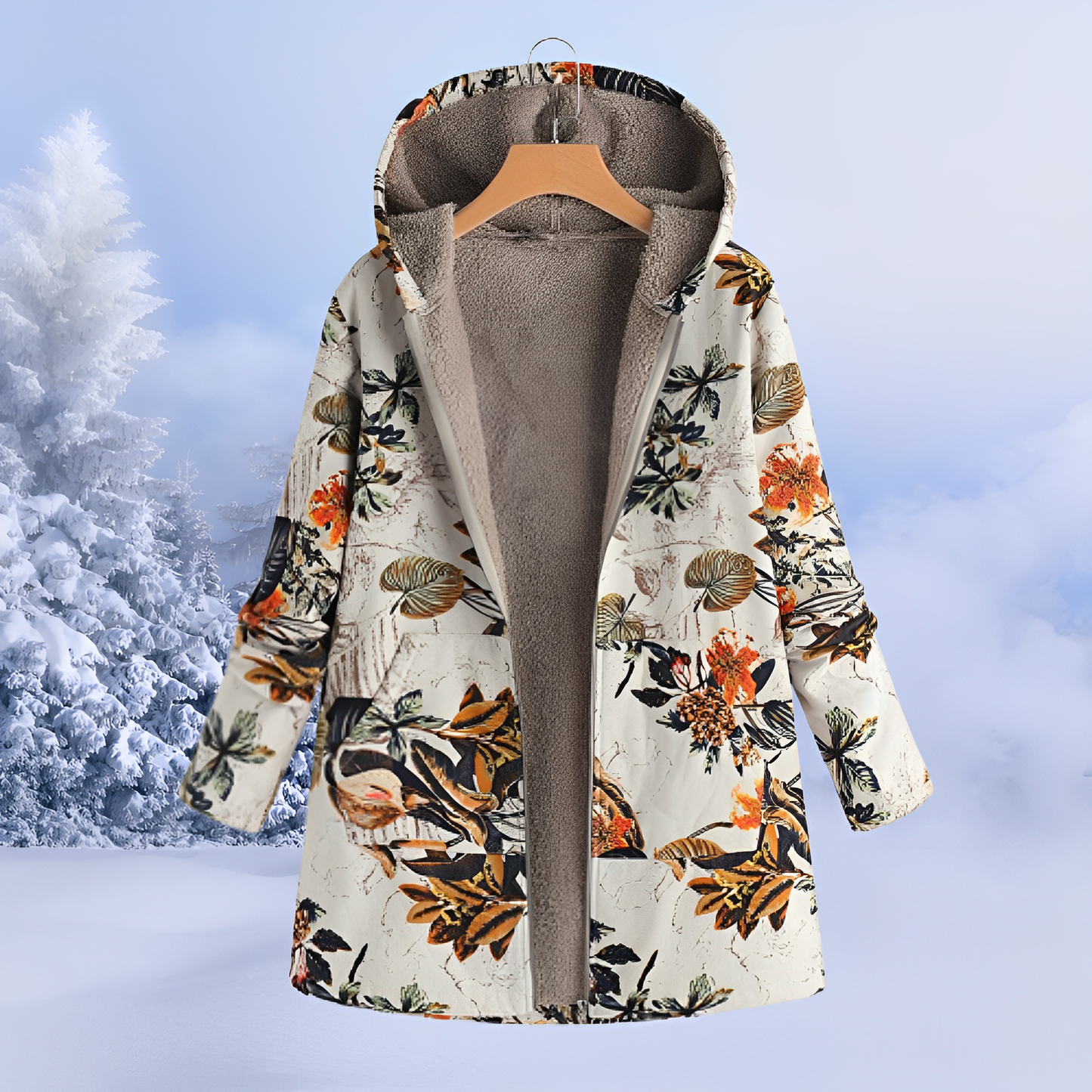 FluffCoat – Winterjacke mit Mustern