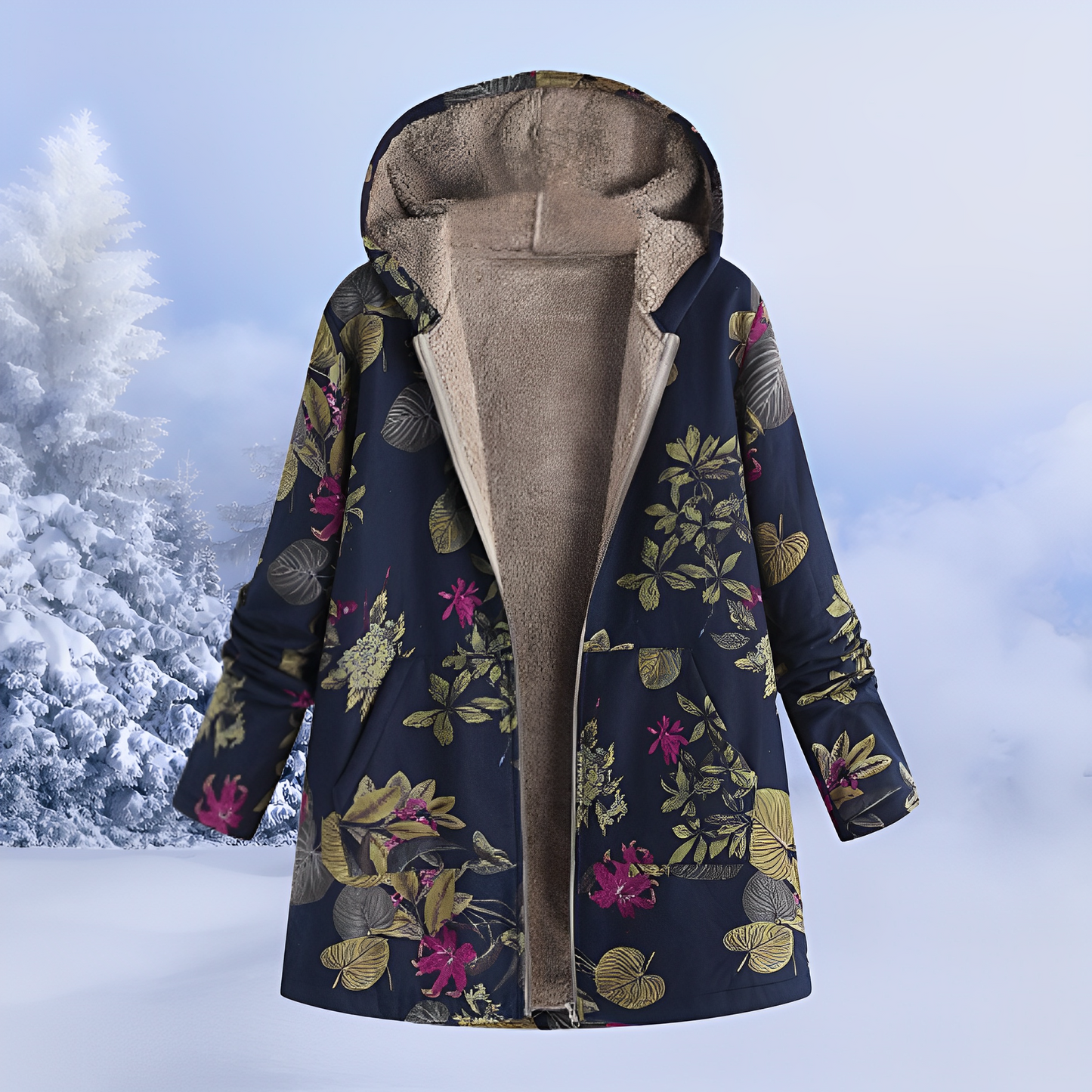 FluffCoat – Winterjacke mit Mustern