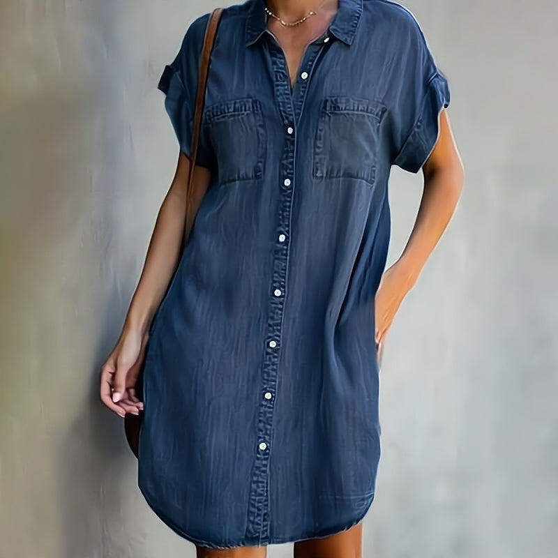 Daphné – Elegantes Jeanskleid